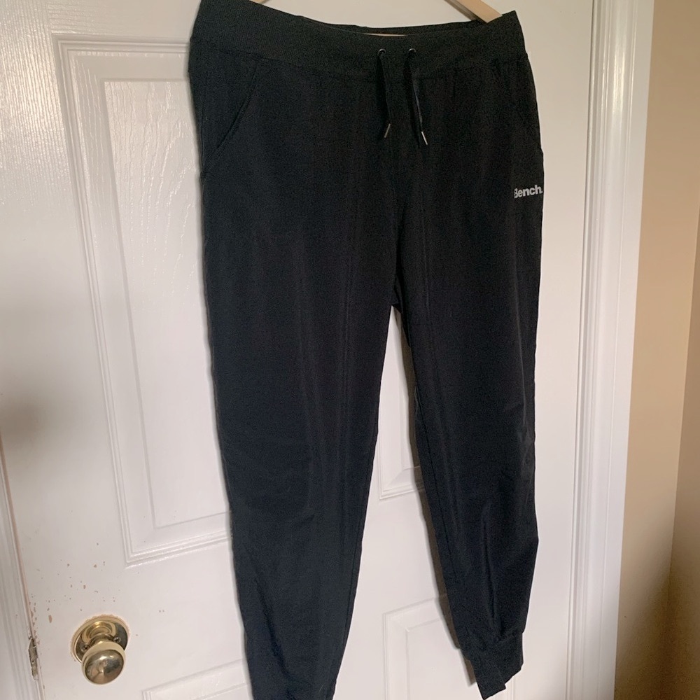 Bench Women’s Black Stretch Jogger Pants Size L Athletic Athleisure